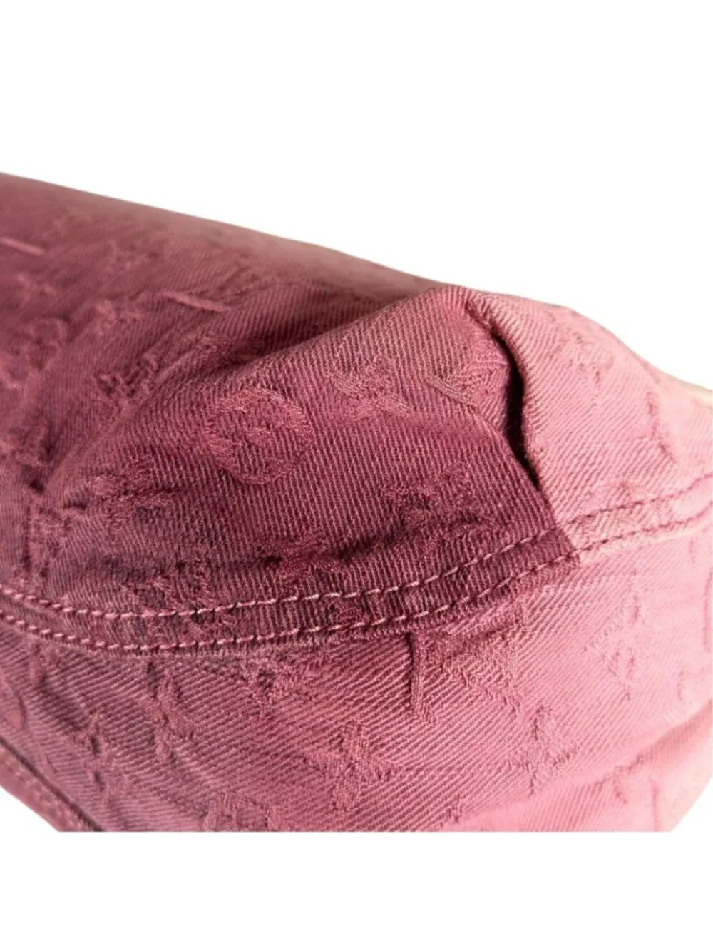 Louis Vuitton Sunray Handbag Monogram Denim Pink